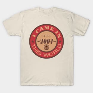 year of birth 2004 T-Shirt